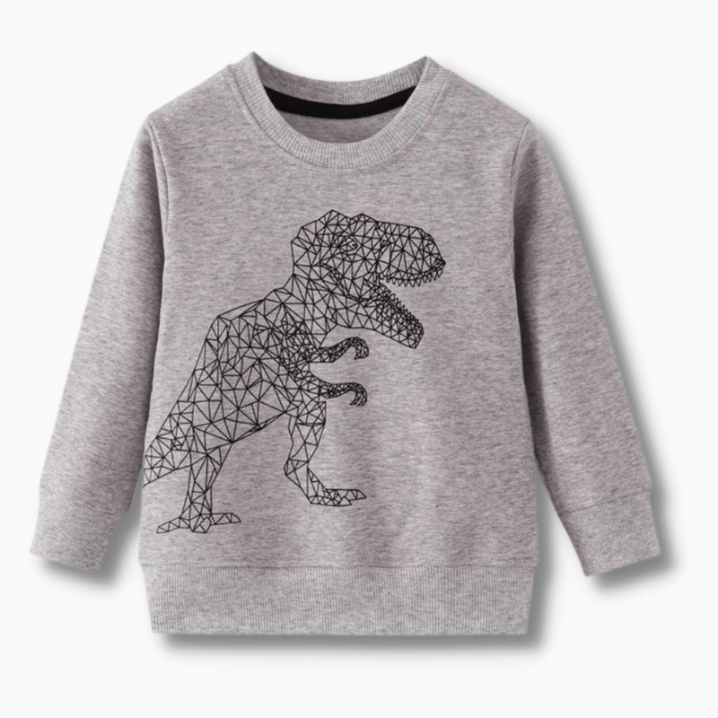 Boy&#39;s Clothing Dinosaurs Print Sweatshirt