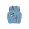 Boy&#39;s Clothing blue / 18M Dog Print sleeveless vest