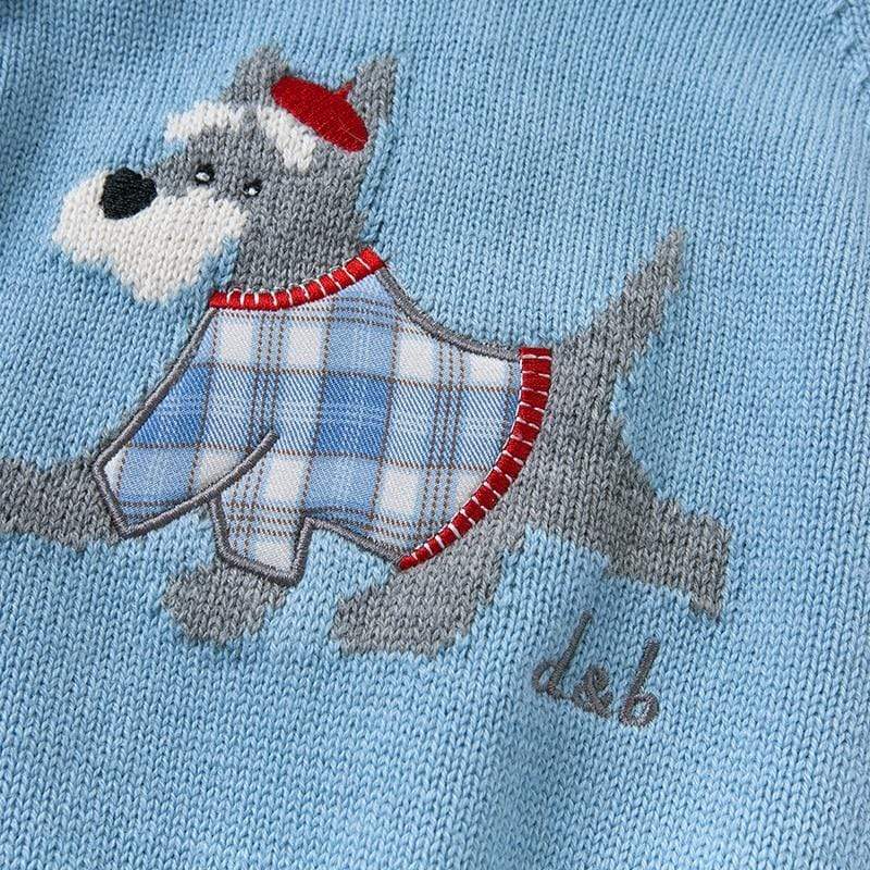 Boy's Clothing Dog Print sleeveless vest