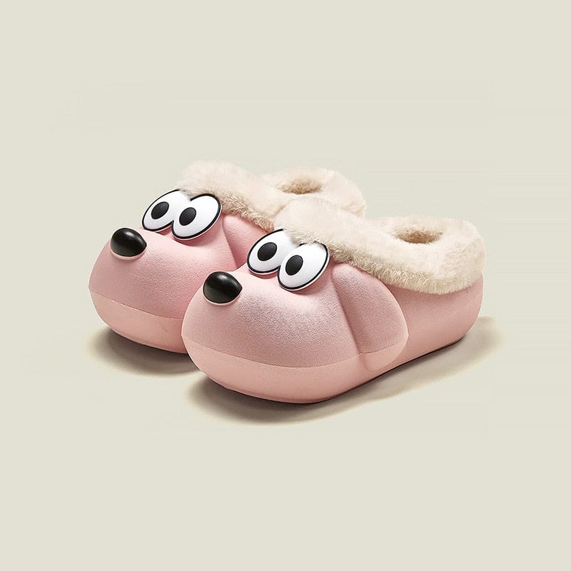 pink / Insole Length 17cm Dog Slippers
