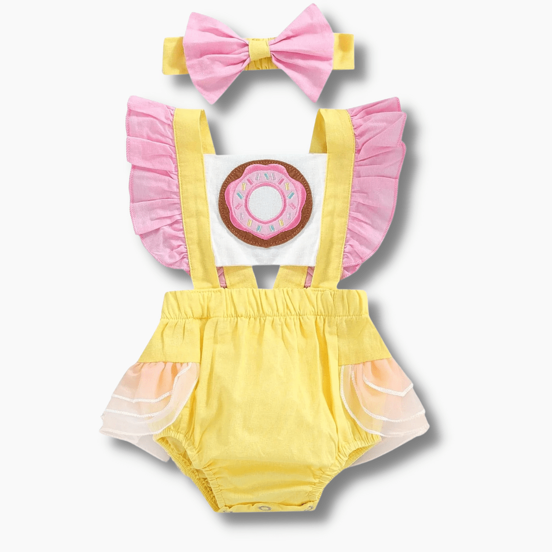 Baby & Toddler Donut Graphic Print Baby Jumpsuit