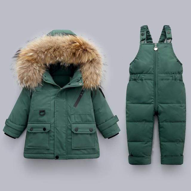 Boy's Clothing Green / 18-24M Down Jacket