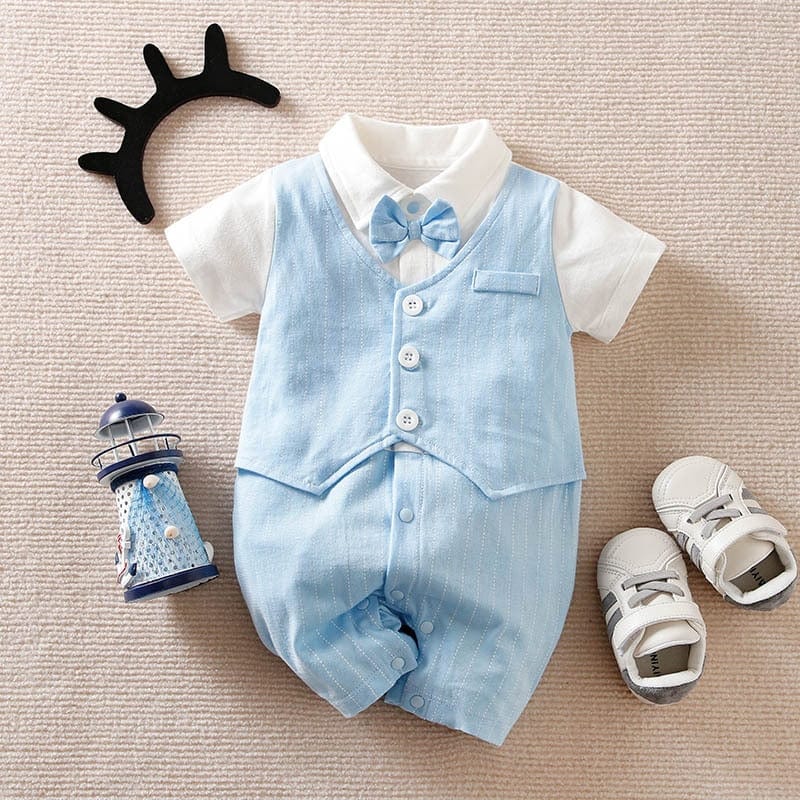 Elegant Baby Boy Formal Romper - Momorii