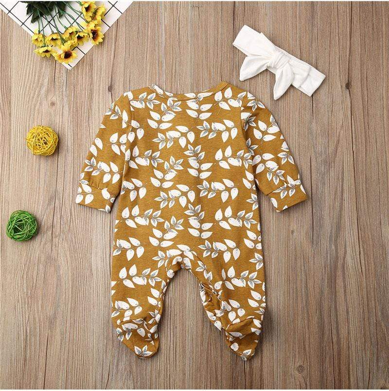Girl's Clothing Elegant Floral Romper Jumpsuit