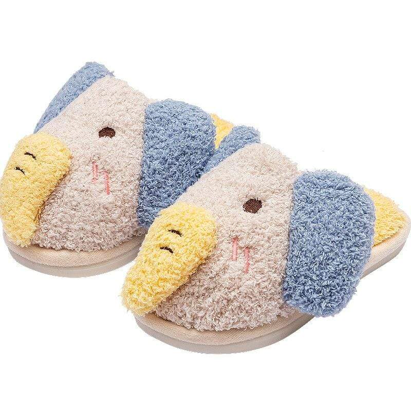 Accessories Elephant Cotton Shoes Warm Wool Slippers