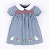 Girl&#39;s Clothing Embroidery Floral Dress