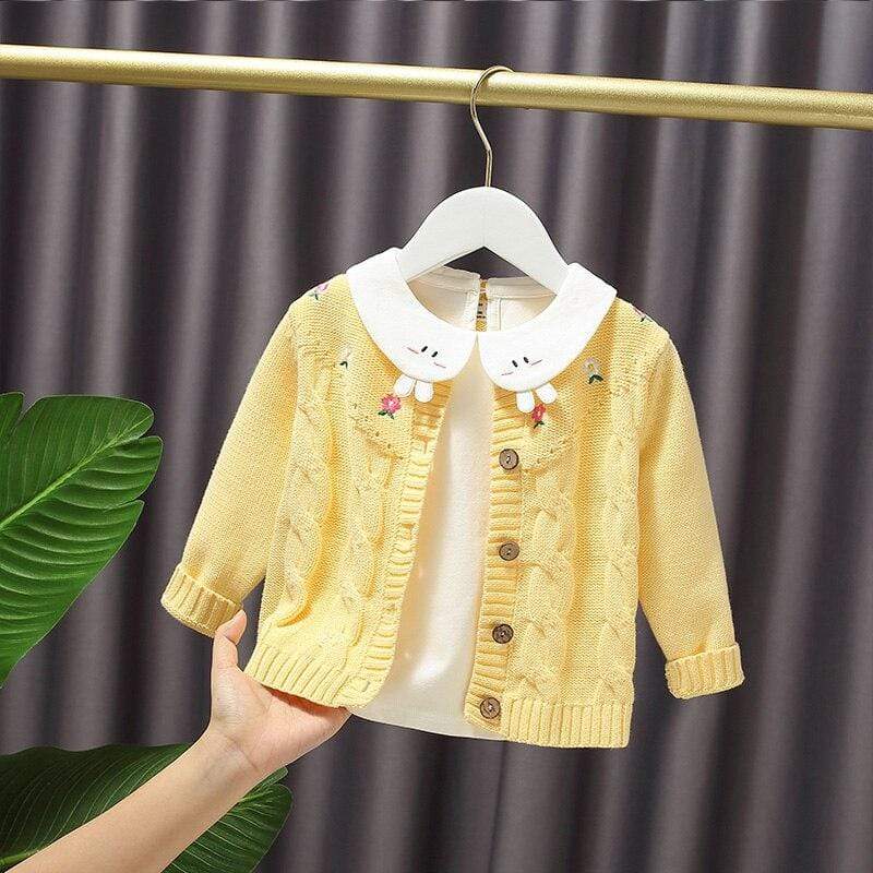 Embroidery Flower Cardigan