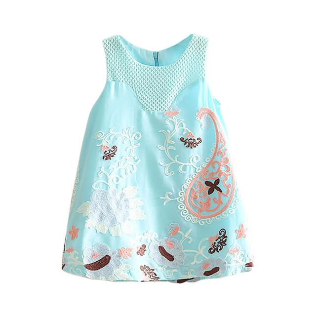 Embroidery Tank Dress - Momorii