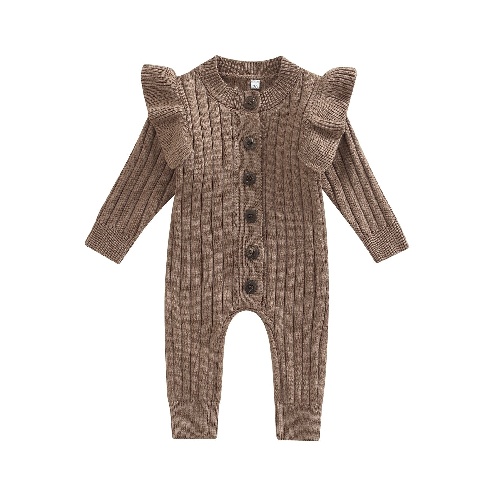chocolate / 3-6Months Fall Baby Romper