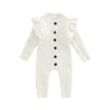 White / 3-6Months Fall Baby Romper