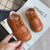 Brown / 12.5 Leather Shoes Boys Sneakers