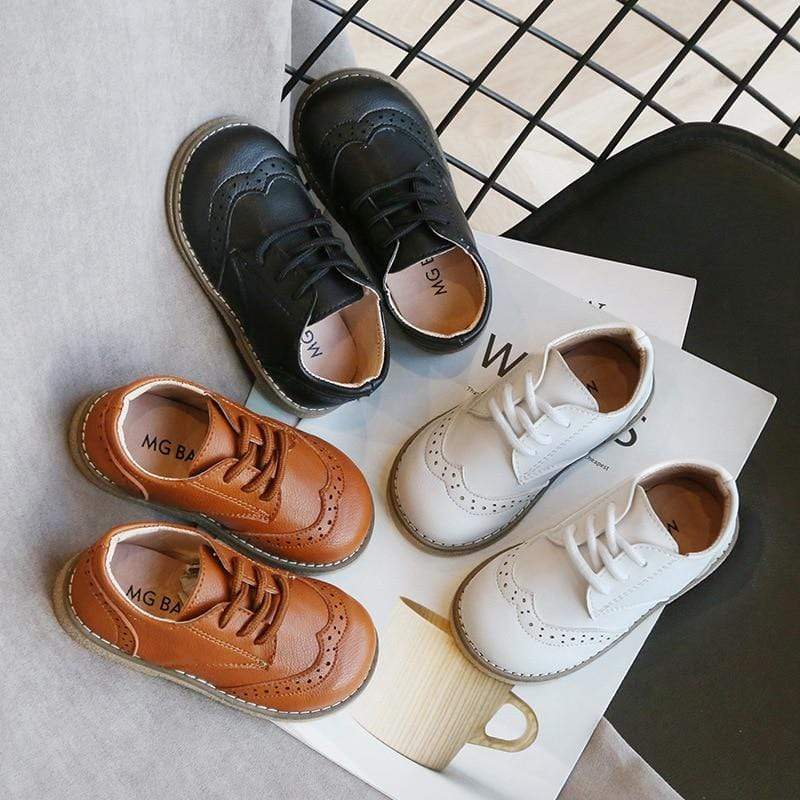 Leather Shoes Boys Sneakers