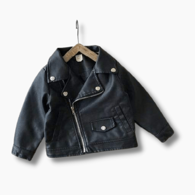 Girl's Clothing Faux Leather Jacket