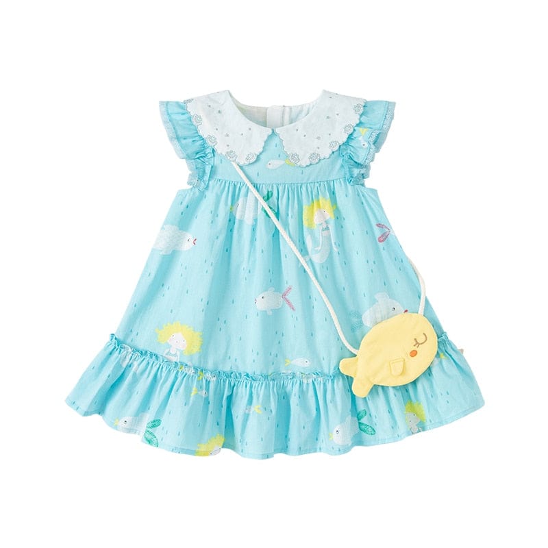 Mermaid Print / 18M(73CM) Fish Print Sleeveless Dresses