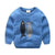 Boy's Clothing Blue / 2T Fish Print Sweatshirt