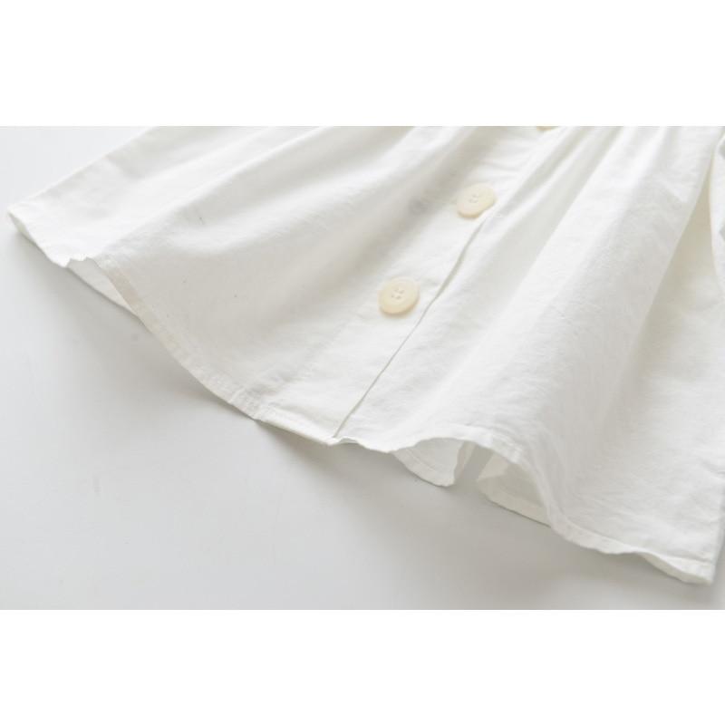 Girl's Clothing Fish Rmbroidery Shirt