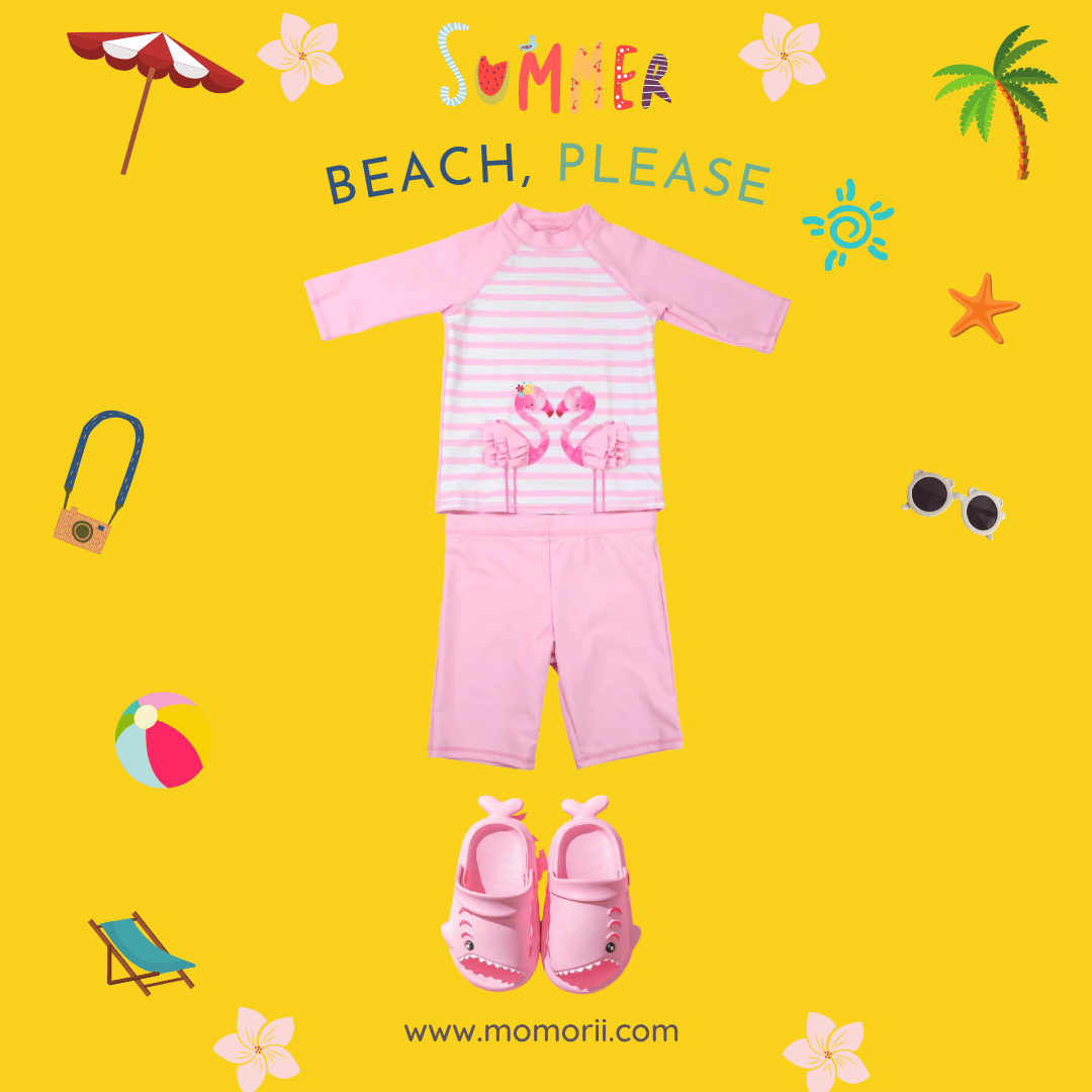 Girl's Clothing Flamingo Lovely Swimsuit