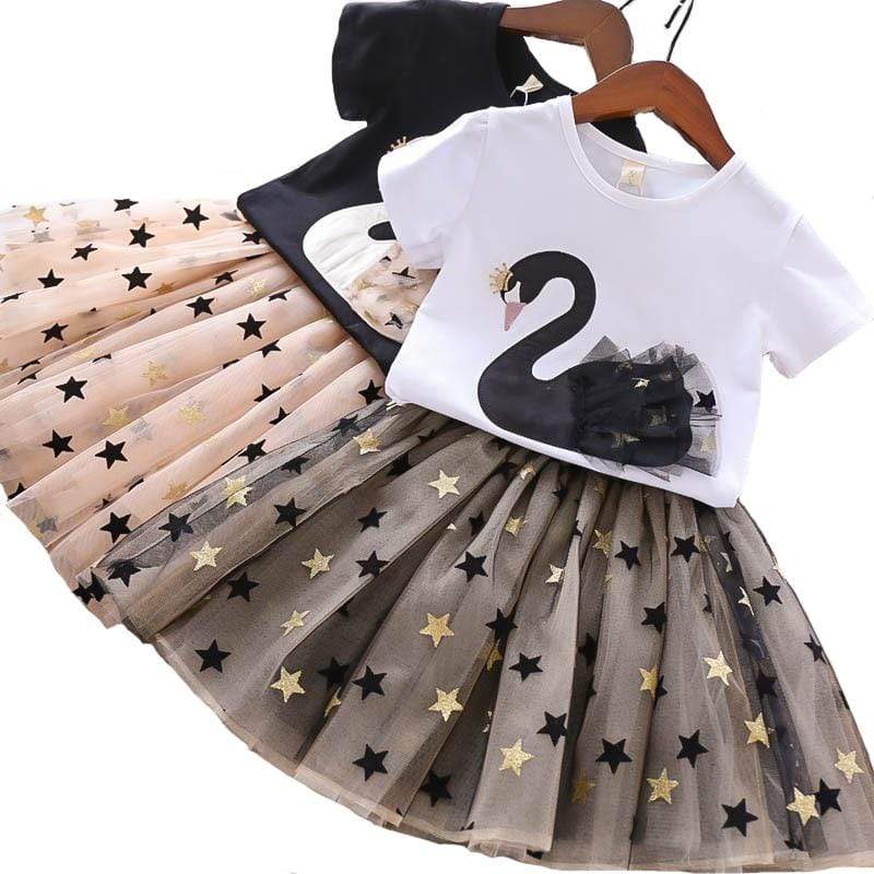 Girl's Clothing Flamingo Party Dress