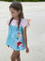 Girl's Clothing Flamingo Print Striped Dress