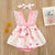 Boy's Clothing Flamingo Printed Lace Sleeveless Romper