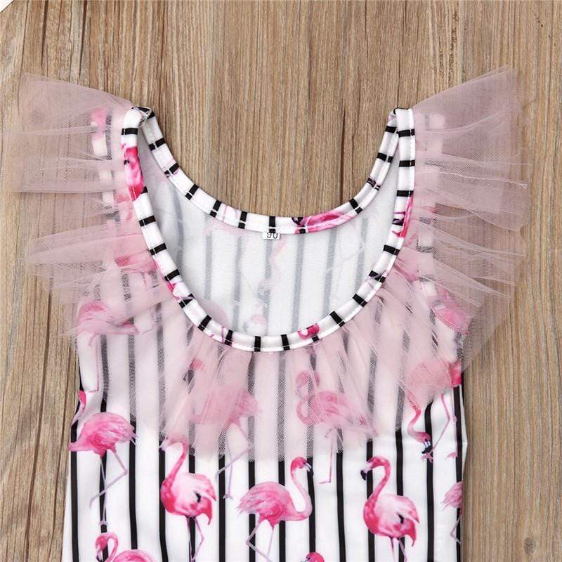 Girl's Clothing Flamingo Swimsuit