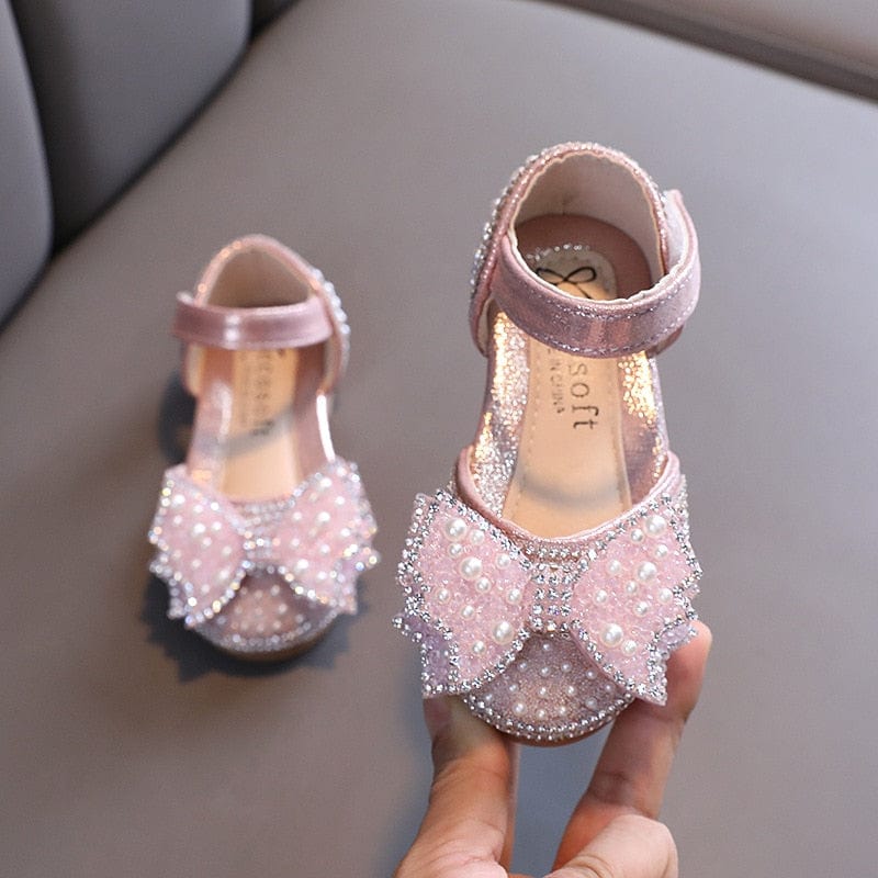 Pink / 21(Insole 13.5CM) Flat Princess Sandals