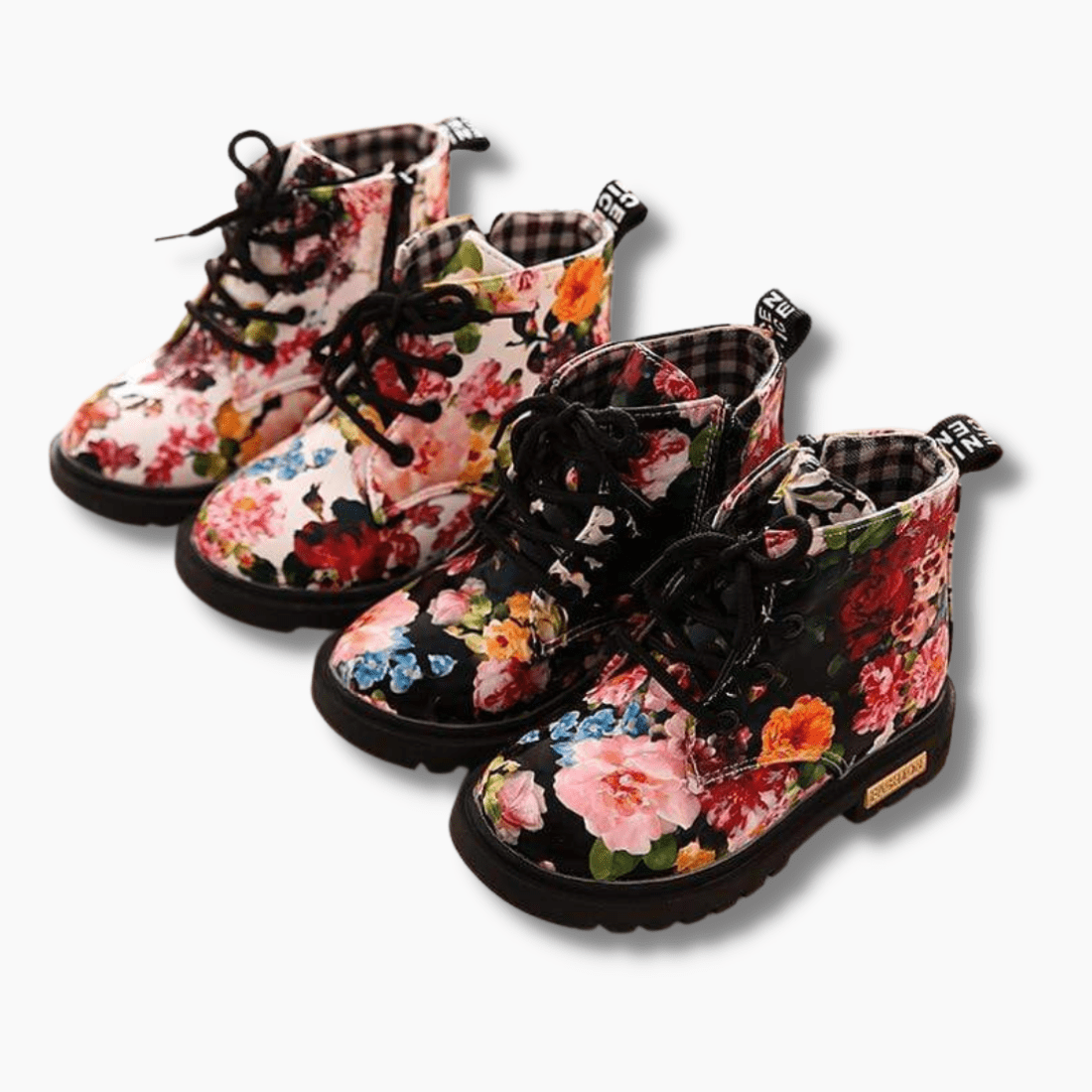 Shoes Floral Ankle Boots