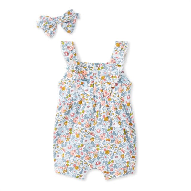 Flower garden / 6M Floral Baby Romper