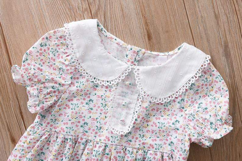 Girl's Clothing Floral Dress with bag