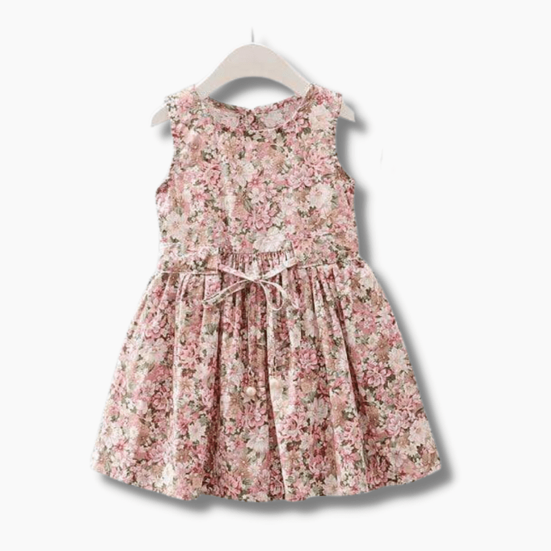 Girl's Clothing Floral Girl Sleeveless Dress