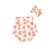 Girl&#39;s Clothing G / 6M Floral Heart Rainbow Shorts with Headband