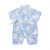 Girl's Clothing Light Blue Bunny / 18M Floral Kimono Rompers