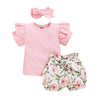 Girl&#39;s Clothing 1 / 24M Floral Outfit Short Sleeve