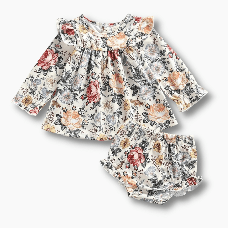 Girl&#39;s Clothing Floral Print Bloomers Set