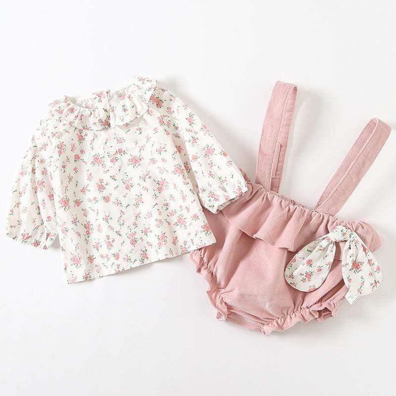 Girl's Clothing Floral Print Girl Outfit
