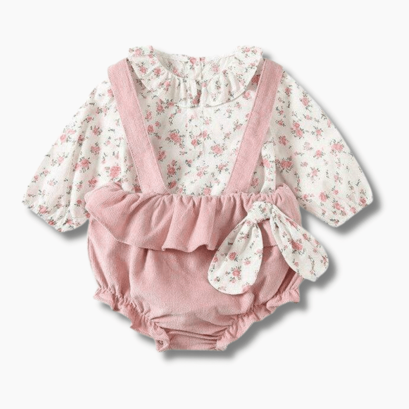 Girl's Clothing Floral Print Girl Outfit