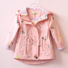 Girl&#39;s Clothing Pink / 2T Floral Print Windbreaker Jacket