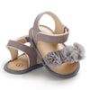 Gray / 0-6 Months Floral Sandals Sneakers