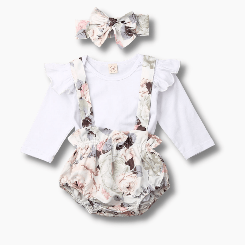 Girl's Clothing Floral Shorts Outfit