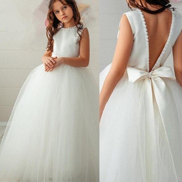Girl's Clothing All Ivory as image / 14T Flower Girl Dress