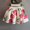 Girl&#39;s Clothing Flower Printed Skirt Outfits