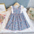 Girl's Clothing blue / 24M Flower Sleeveless Princess Dress