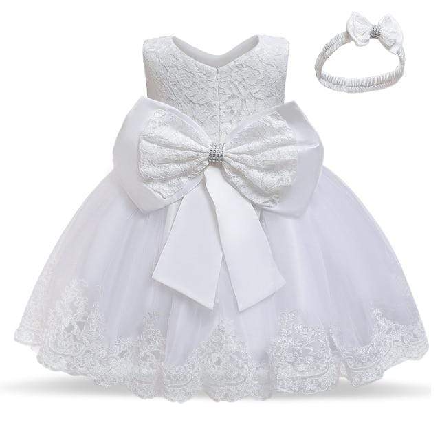 Girl's Clothing 1-White / 24M Flower Tutu Dress