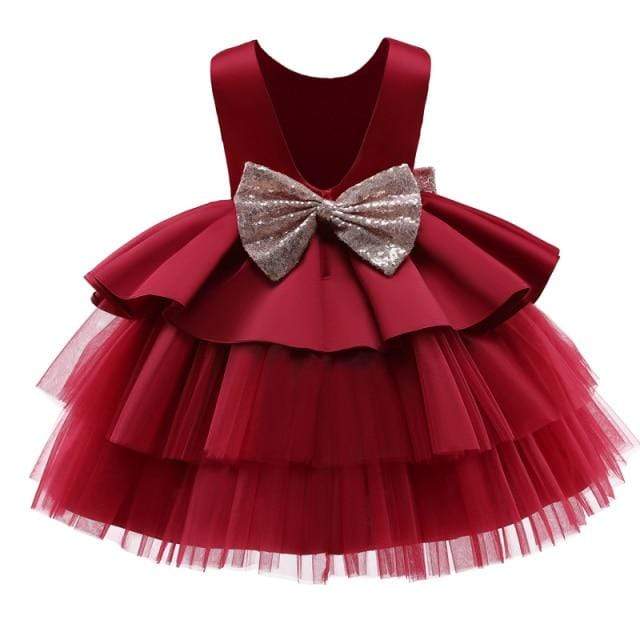 Girl's Clothing 2-Red / 24M Flower Tutu Dress