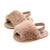 Shoes Brown / 0-6M Fluffy Fur Sandals