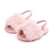 Shoes Pink / 0-6M Fluffy Fur Sandals