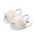 Shoes White / 0-6M Fluffy Fur Sandals