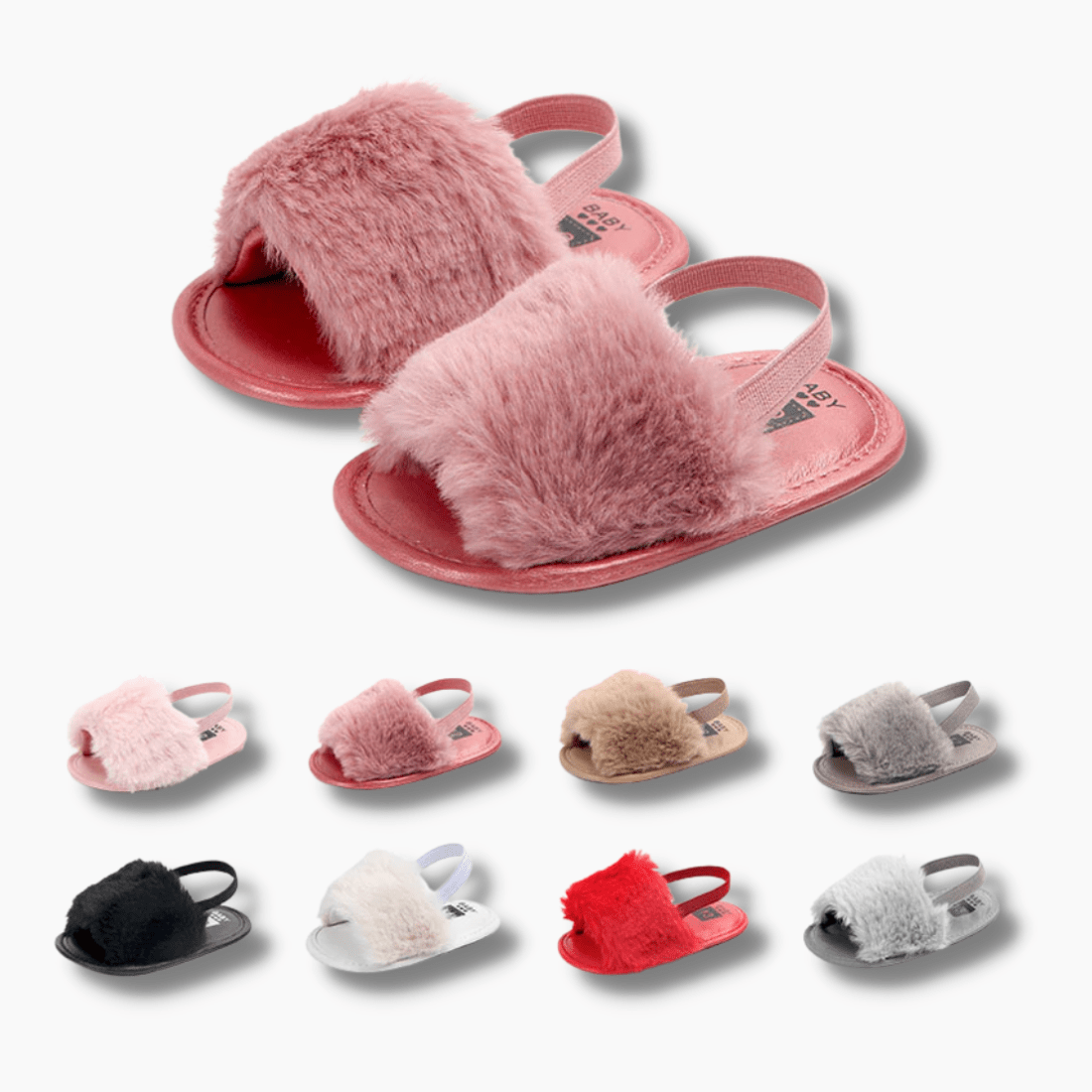 Shoes Fluffy Fur Sandals