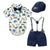 Boy's Clothing Animal Print Set with Hat / 12M Fun Animal Romper Set