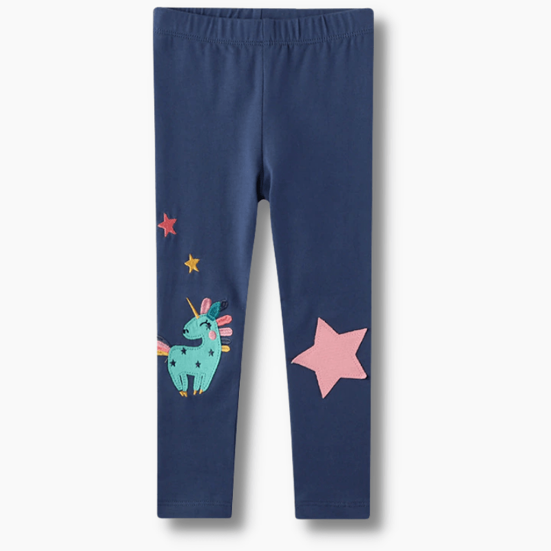 Girl's Clothing Fun Cartoon Print Legging